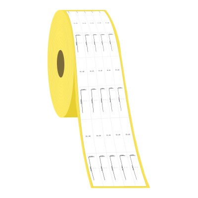 10 x 40 5'li Bitişik Lamine Termal Etiket - 2