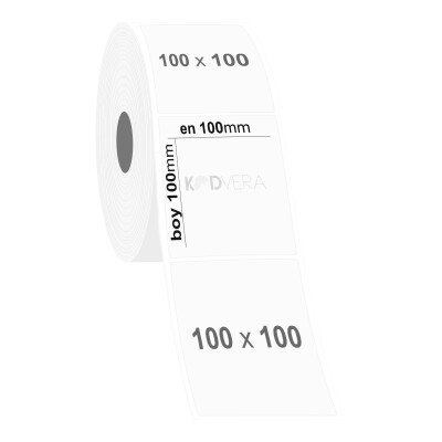 100 x 100 Şeffaf Etiket - 2