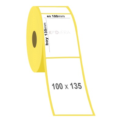 100 x 135 Kuşe Etiket - 2
