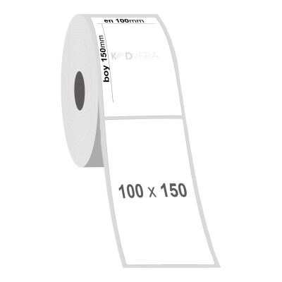 100 x 150 PP Opak Etiket - 2