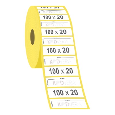 100 x 20 Lamine Termal Etiket - 2