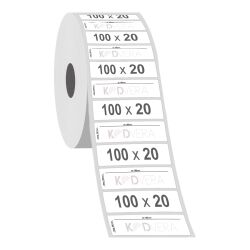 100 x 20 PP Opak Etiket - 2