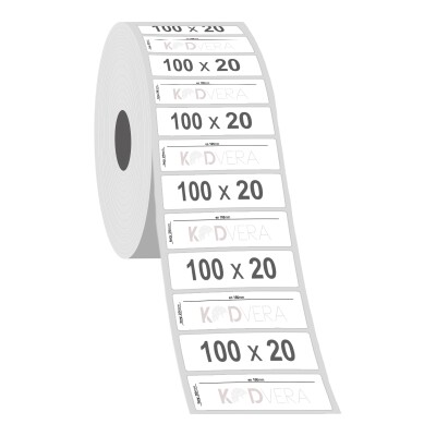 100 x 20 PP Opak Etiket - 2