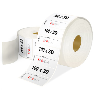 100 x 30 PP Opak Etiket - 1