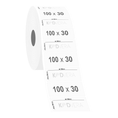 100 x 30 Şeffaf Etiket - 2