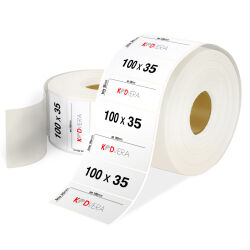 100 x 35 Şeffaf Etiket - Kodvera