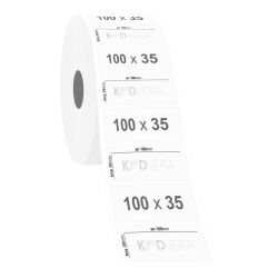 100 x 35 Şeffaf Etiket - 2