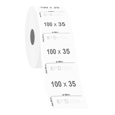 100 x 35 Şeffaf Etiket - 2