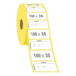 100 x 35 Vellum Etiket - 2