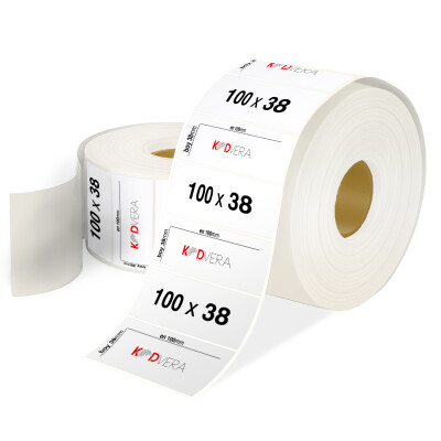 100 x 38 PP Opak Etiket - 1