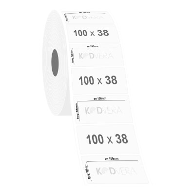 100 x 38 Şeffaf Etiket - 2