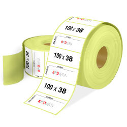 100 x 38 Vellum Etiket - 1