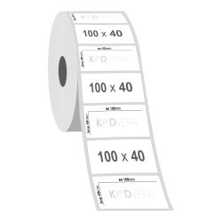 100 x 40 PP Opak Etiket - 2