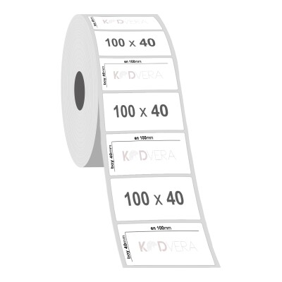 100 x 40 PP Opak Etiket - 2