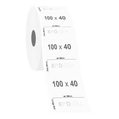 100 x 40 Şeffaf Etiket - 2