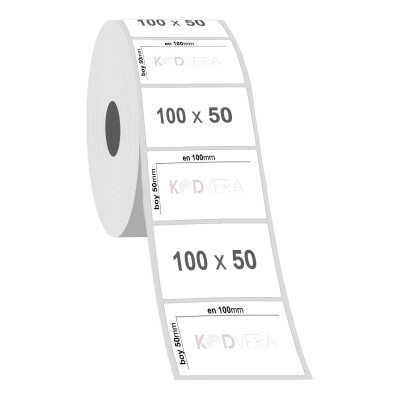 100 x 50 PP Opak Etiket - 2