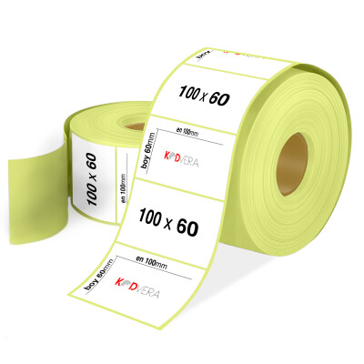 100 x 60 Lamine Termal Etiket - 1