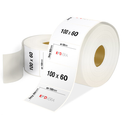 100 x 60 PP Opak Etiket - 1