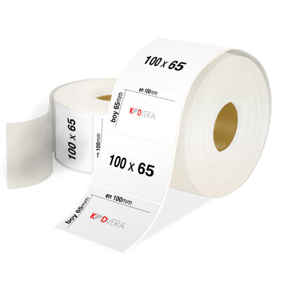 100 x 65 PP Opak Etiket - 1