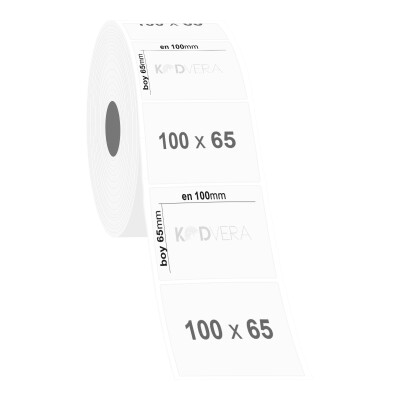 100 x 65 Şeffaf Etiket - 2