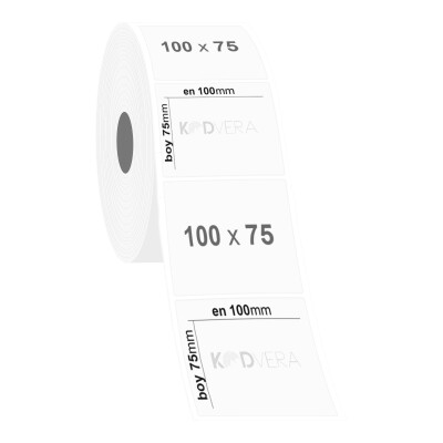 100 x 75 Şeffaf Etiket - 2
