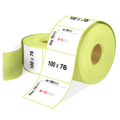 100 x 76 Lamine Termal Etiket - 1