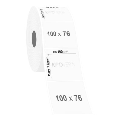 100 x 76 Şeffaf Etiket - 2