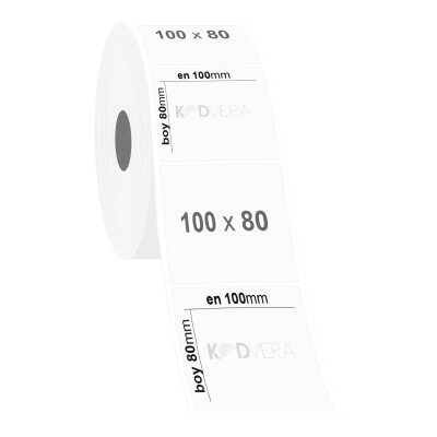 100 x 80 Şeffaf Etiket - 2