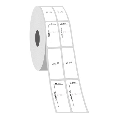 20 x 40 2'li Fastyre Etiket - 2