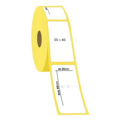 20 x 40 Termal Etiket - 2