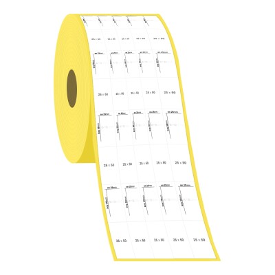 25 x 50 5'li Bitişik Kuşe Etiket - 2