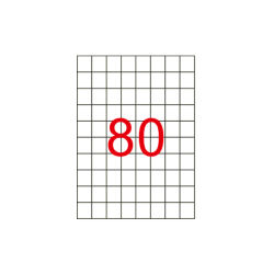 26.25 X 29.68 Lazer Etiket KV-1080 - 1