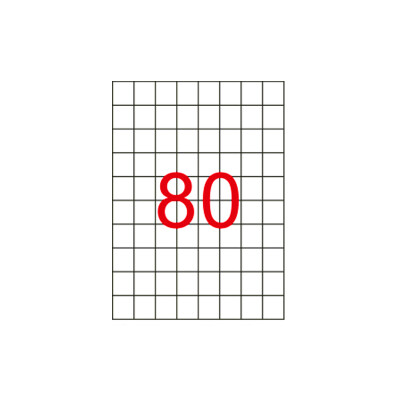 26.25 X 29.68 Lazer Etiket KV-1080 - 1