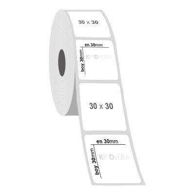 30 x 30 PP Opak Etiket - 2