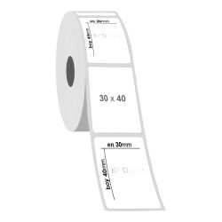 30 x 40 PP Opak Etiket - 2