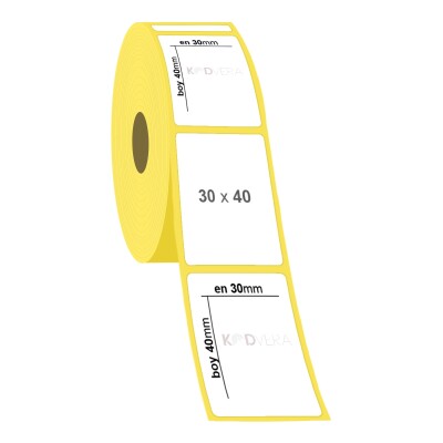 30 x 40 Termal Etiket - 2