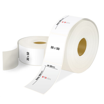 30 x 50 PP Opak Etiket - 1