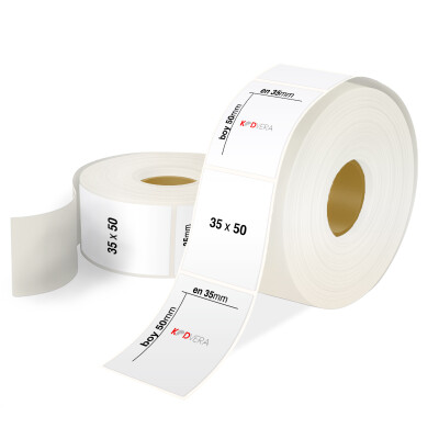 35 x 50 PP Opak Etiket - 1