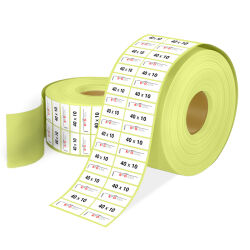 40 x 10 2'li Vellum Etiket - 1