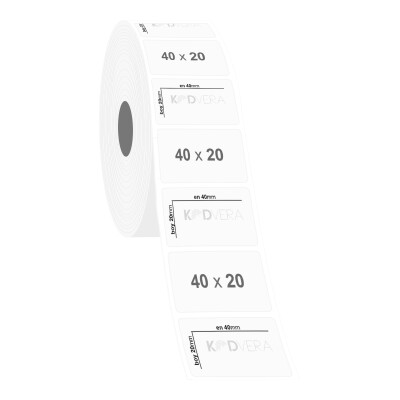 40 x 20 Şeffaf Etiket - 2