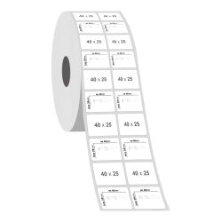 40 x 25 2'li PP Opak Etiket - 2