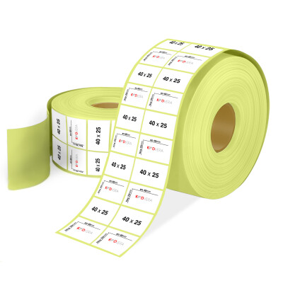 40 x 25 2'li Vellum Etiket - 1