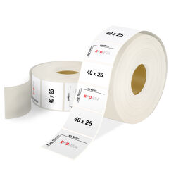 40 x 25 PP Opak Etiket - 1