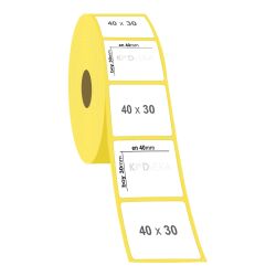 40 x 30 Lamine Termal Etiket - 2