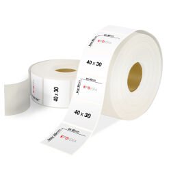 40 x 30 PP Opak Etiket - 1