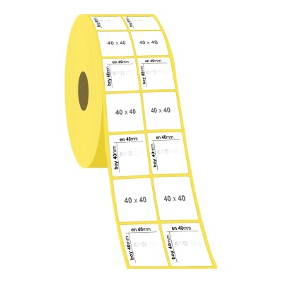 40 x 40 2'li Termal Etiket - 2