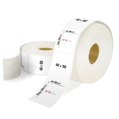 40 x 50 PP Opak Etiket - 1