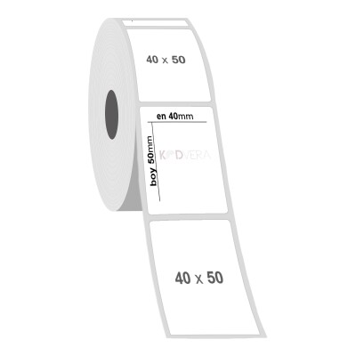 40 x 50 PP Opak Etiket - 2