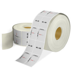 40 x 60 2'li Silver Mat Etiket - Kodvera