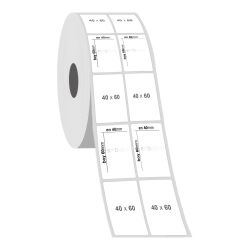 40 x 60 2'li Silver Mat Etiket - 2